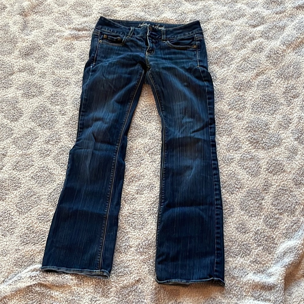 Gently Worn American Eagle size 4 Flare Jeans
